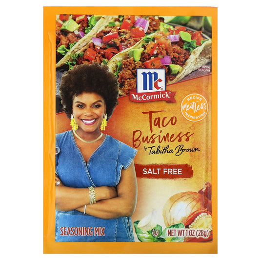 McCormick, Taco Business by Tabitha Brown, Salt Free, 1 oz (28 g) - Image 1