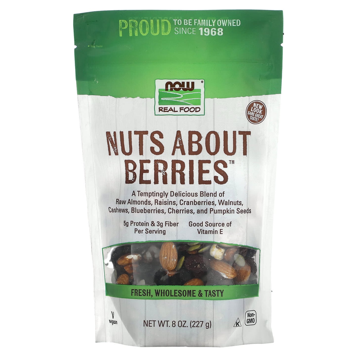 NOW Foods, Real Food, Nuts About Berries, 8 oz (227 g) - Image 1