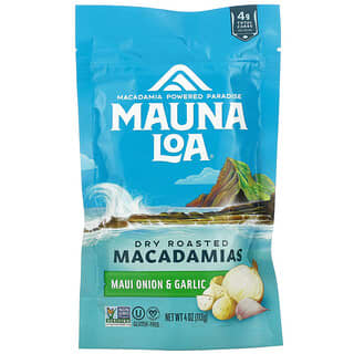 Mauna Loa Dry Roasted Macadamias with Maui Onion & Garlic - 4 oz (113g)