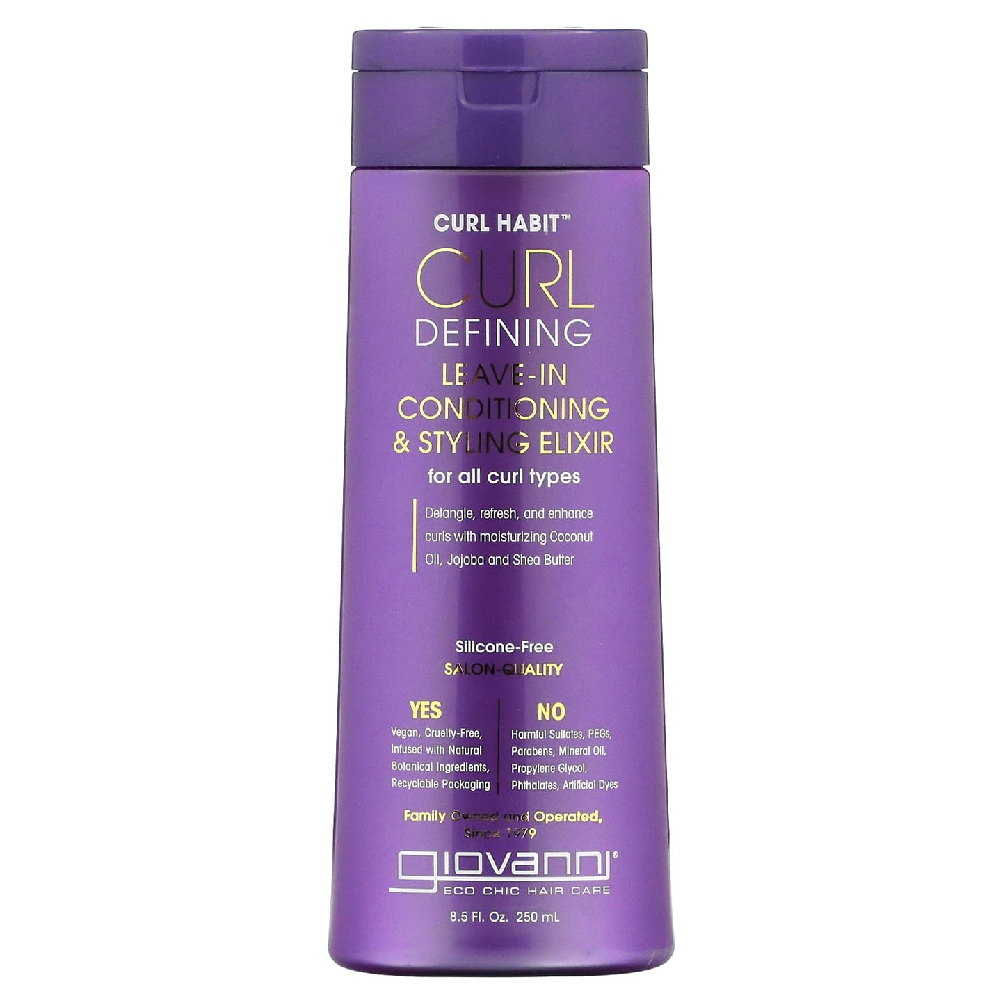 Giovanni Curl Habit Leave-In Conditioner & Styling Elixir, 8.5 fl oz - Image 1