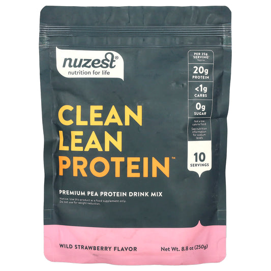 Nuzest, Clean Lean Protein, Wild Strawberry, 8.8 oz (250 g) - Image 1
