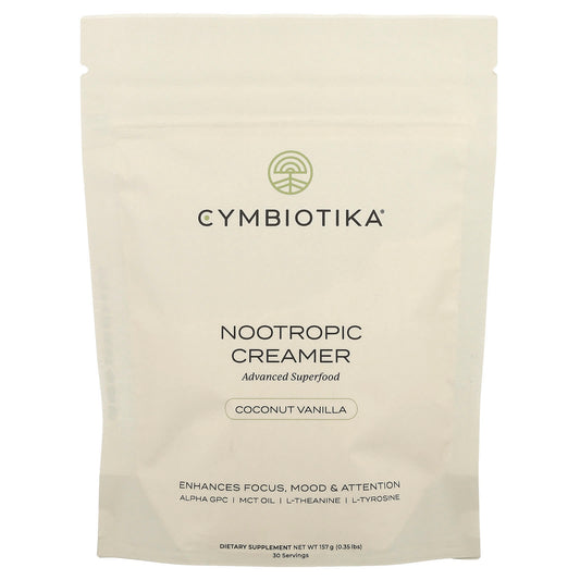 Cymbiotika Nootropic Creamer: Coconut Vanilla, Boost Focus & Energy - Image 1