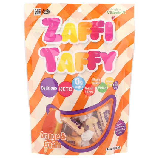 Zollipops, Zaffi® Taffy, Orange & Cream, 5 oz (142 g) - Image 1