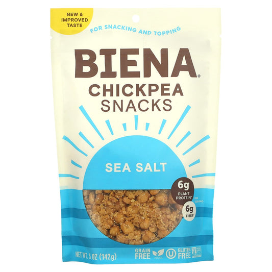 Nourishing Chickpea Snacks by BIENA - Sea Salt, Vegan, Gluten-Free - Image 1