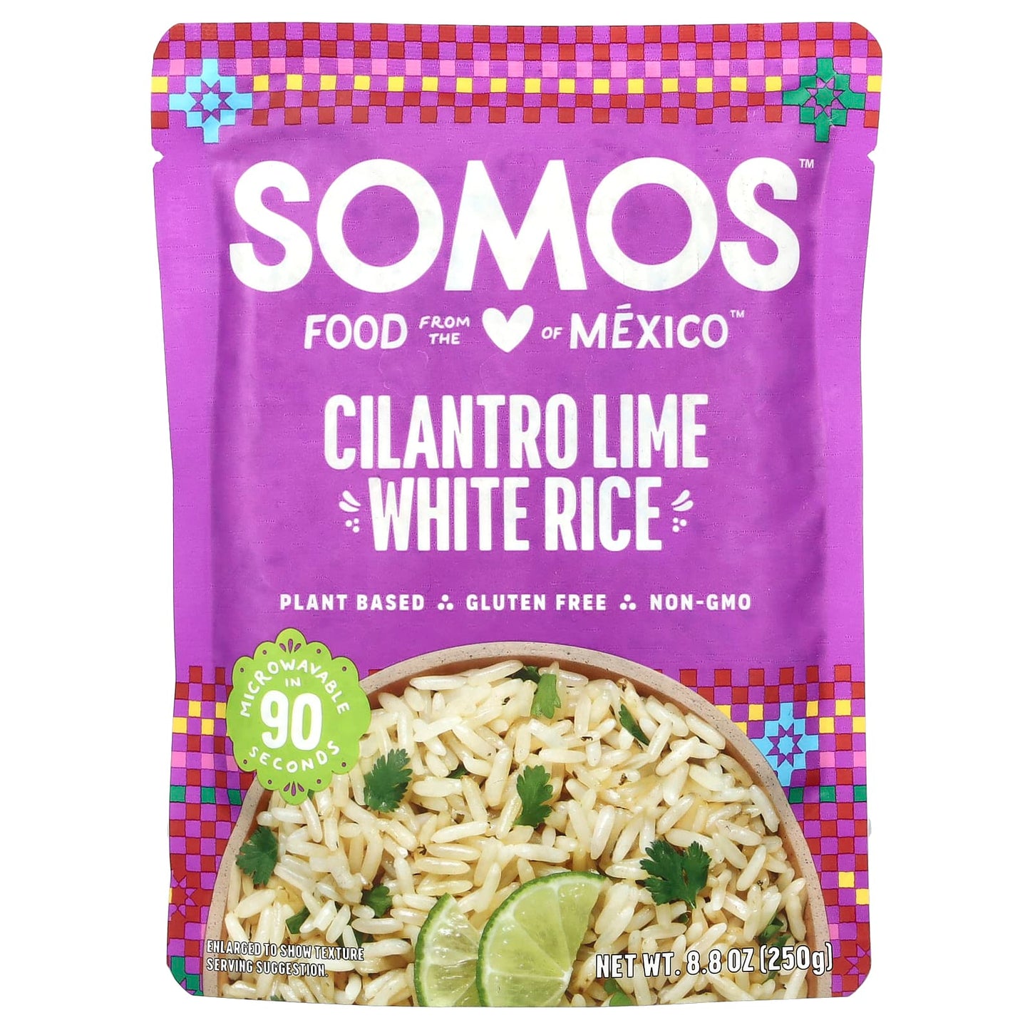 Somos, Cilantro Lime White Rice, Mild, 8.8 oz (250 g) - Image 1