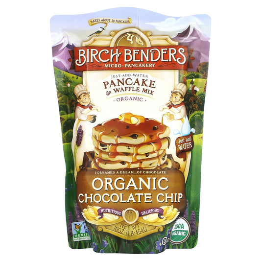 Organic Chocolate Chip Pancake & Waffle Mix by Birch Benders - Image 1