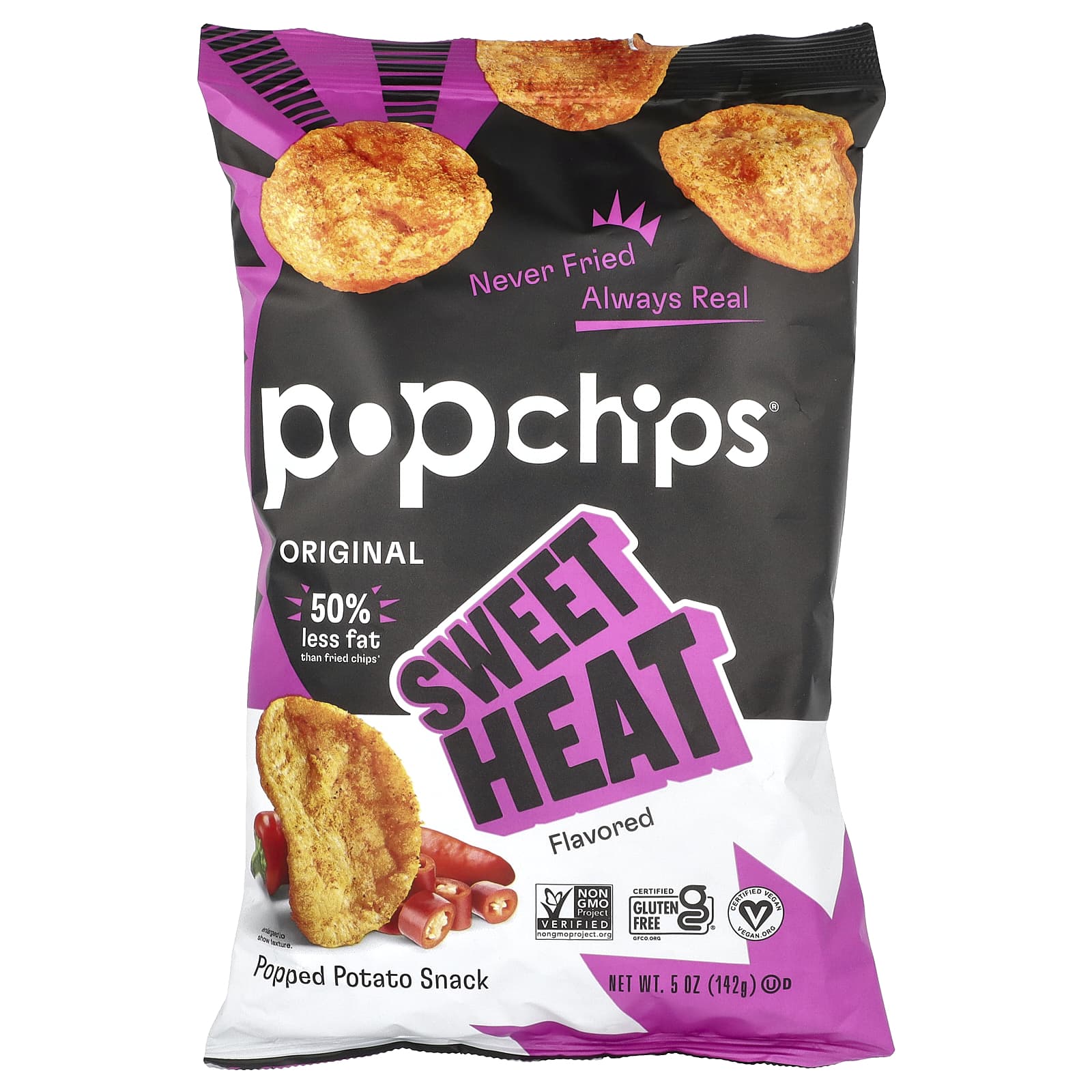 Popchips, Original, Sweet Heat, 5 oz (142 g) - Image 1