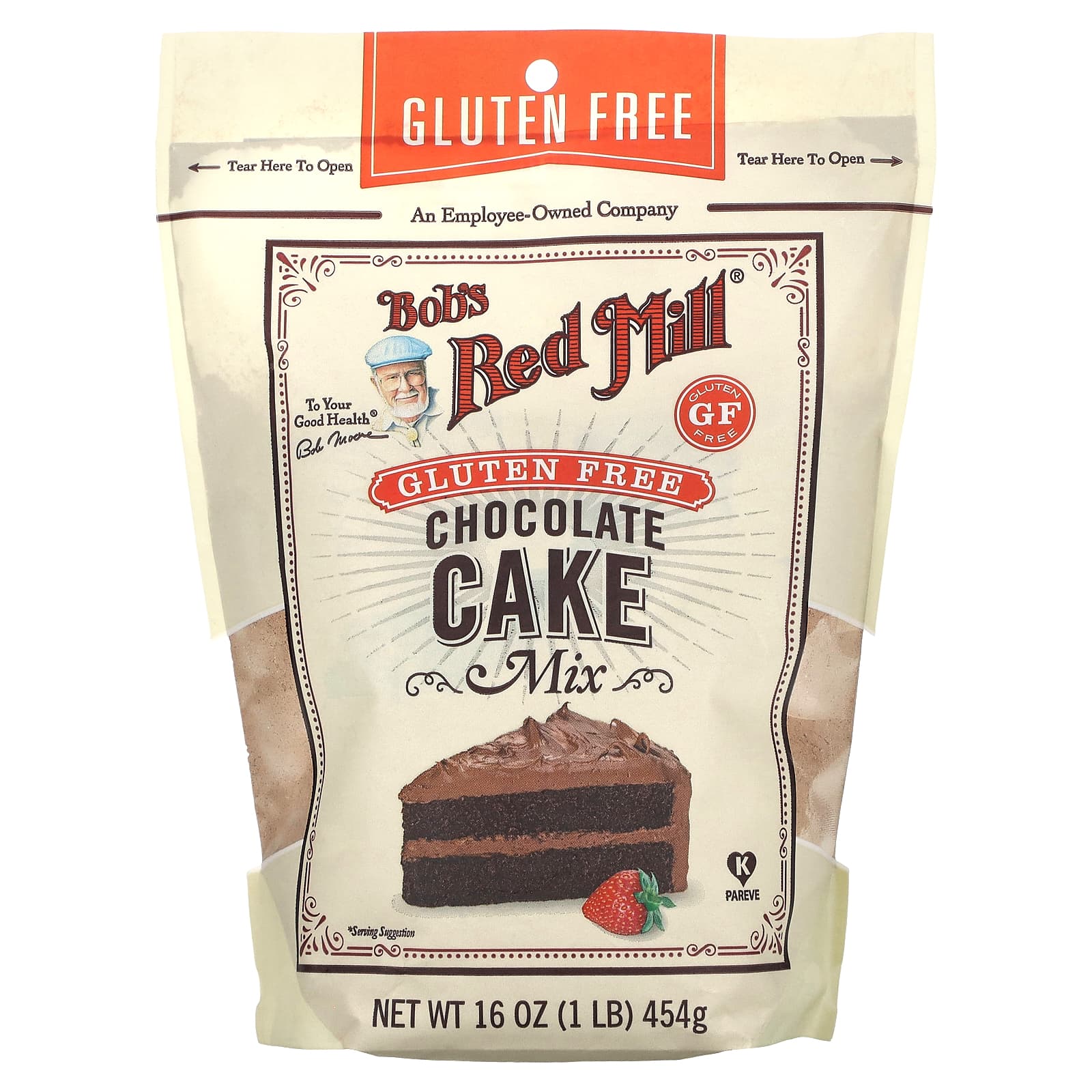 Bob's Red Mill Gluten Free Chocolate Cake Mix, 16 oz - No Added Gluten - Image 1