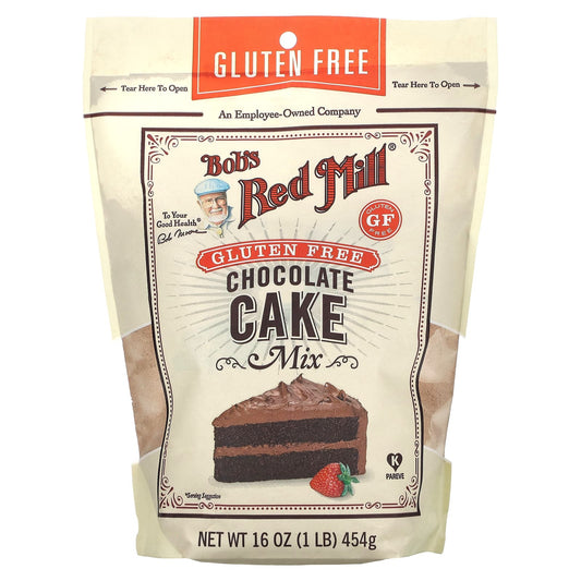 Bob's Red Mill Gluten Free Chocolate Cake Mix, 16 oz - No Added Gluten - Image 1