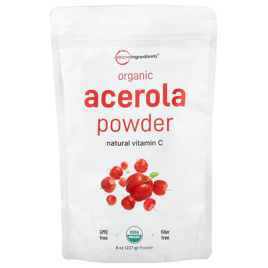 Micro Ingredients, Organic Acerola Powder, 8 oz (227 g) - Image 1
