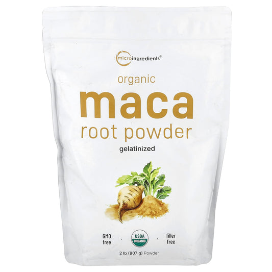 Micro Ingredients, Organic Maca Root Powder, 2 lb (907 g) - Image 1