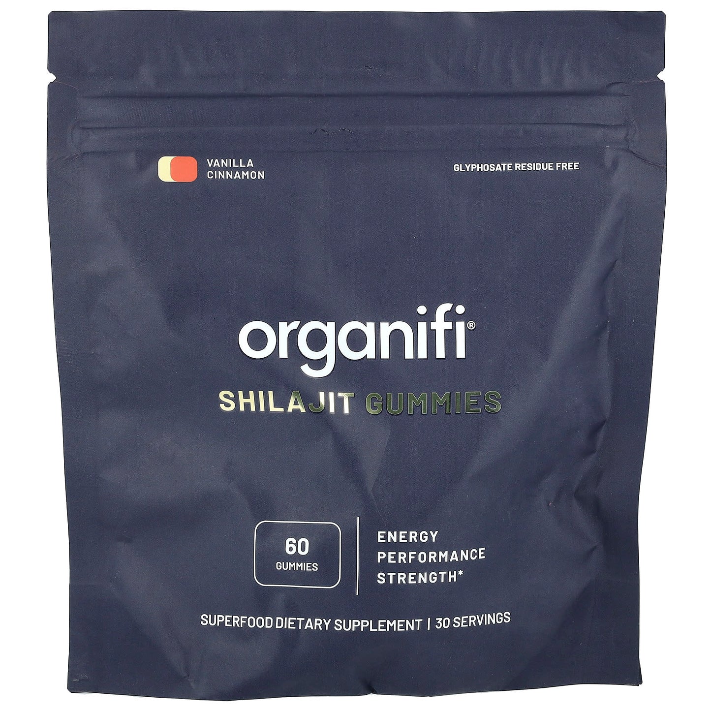 Organifi, Shilajit Gummies, Vanilla Cinnamon, 60 Gummies - Image 1
