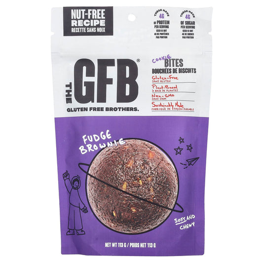 The GFB, Gluten Free Cookie Bites, Fudge Brownie, 113 g - Image 1