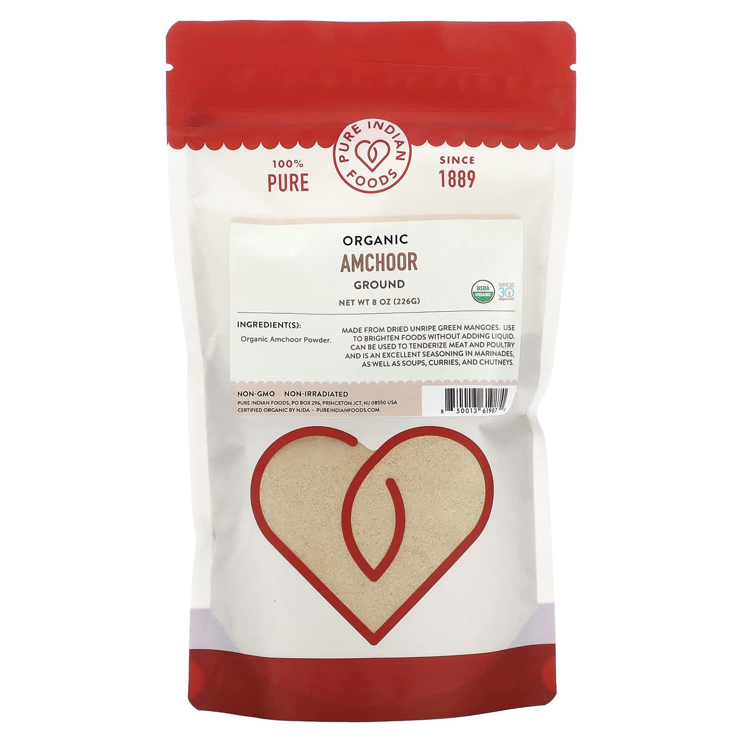 Pure Indian Foods, Organic Amchoor, Ground, 8 oz (226 g) - Image 1