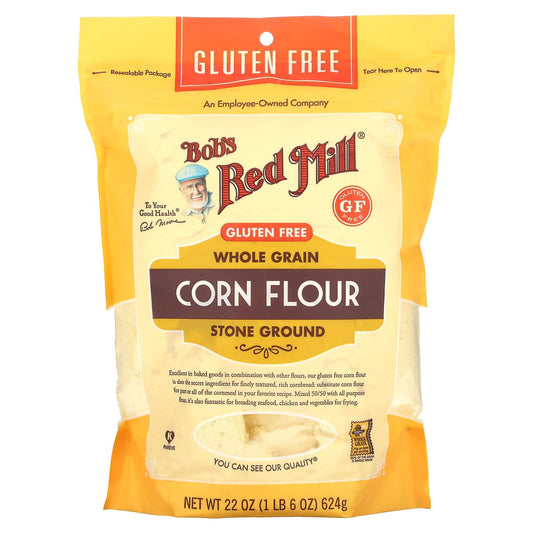 100% Whole Grain Corn Flour by Bob's Red Mill (1 lb 6 oz) - Image 1