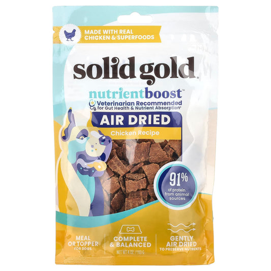Solid Gold, Air Dried Meal or Topper, For Dogs, Chicken Recipe, 4 oz (113 g) - Image 1