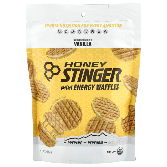 Organic Energy Waffles for Endurance - Vanilla, 5.3 oz - Image 1
