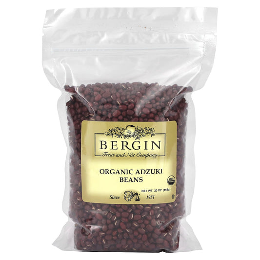 USDA Organic Adzuki Beans by Bergin Fruit and Nut Company, 20 oz (568 g) - Image 1