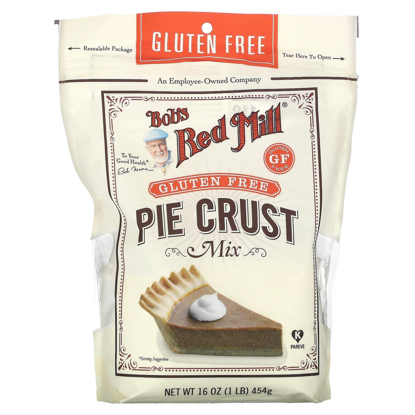 Gluten-Free Pie Crust Mix by Bob's Red Mill, 16 oz (454g) - Image 1