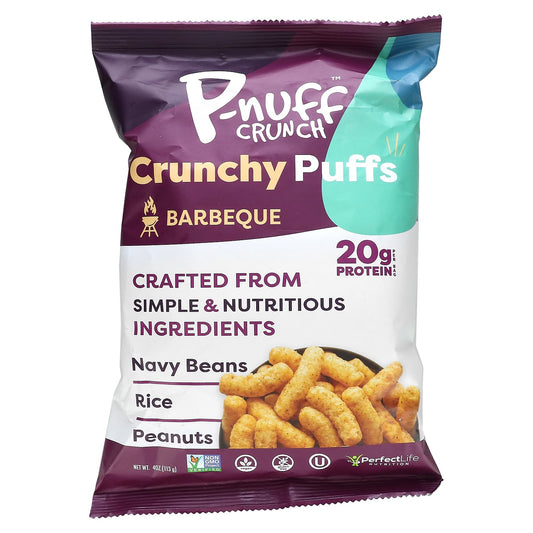 P-Nuff, Crunch, Crunchy Puffs, Barbeque, 4 oz (113 g) - Image 1