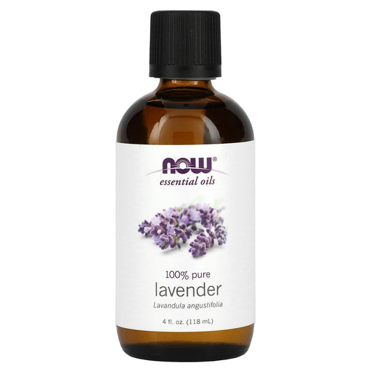 NOW Foods, Essential Oils, Lavender, 4 fl oz (118 ml) - Image 1