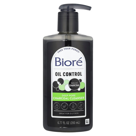 Deep Pore Charcoal Cleanser for Oily Skin - 6.77 fl oz - Image 1