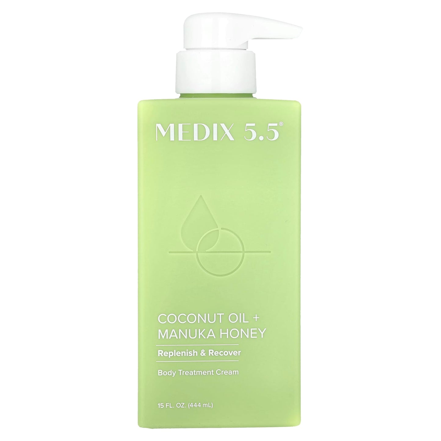 Medix 5.5, Body Treatment Cream, Coconut Oil + Manuka Honey, 15 fl oz (444 ml) - Image 1