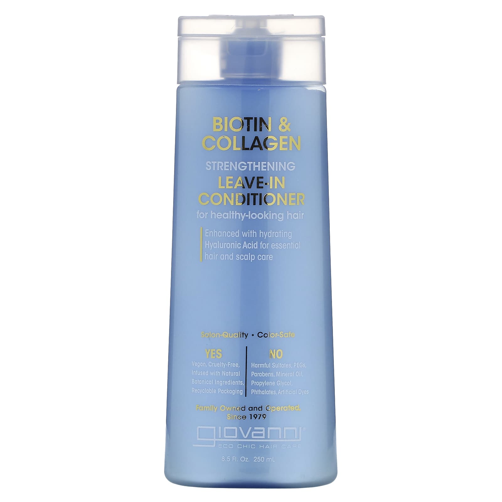 Giovanni Biotin & Collagen Strengthening Leave-In Conditioner 8.5 fl oz - Image 1