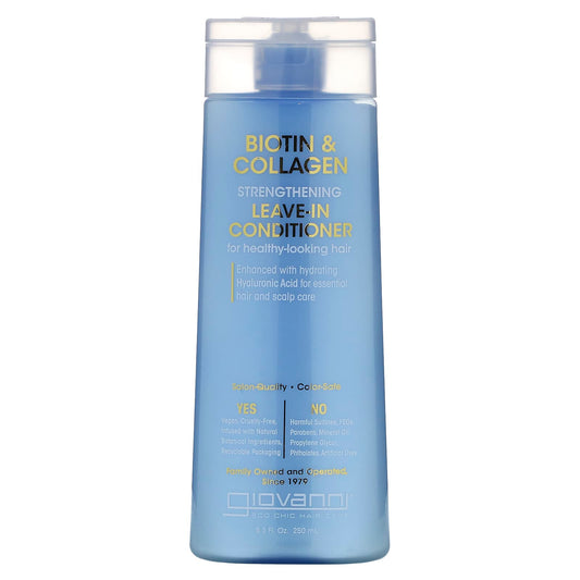 Giovanni Biotin & Collagen Strengthening Leave-In Conditioner 8.5 fl oz - Image 1