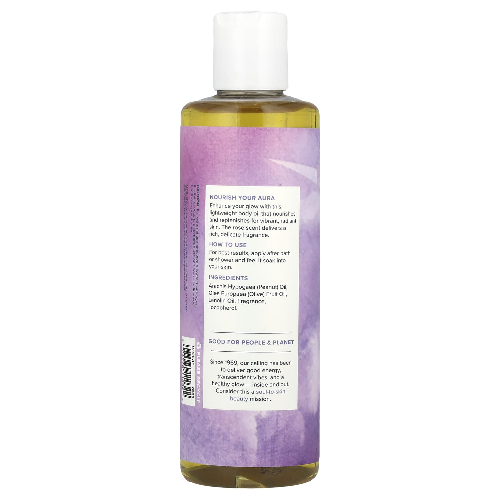 Heritage Store Aura Glow Body Oil - Nourish Your Skin with Rose Scent - Image 2