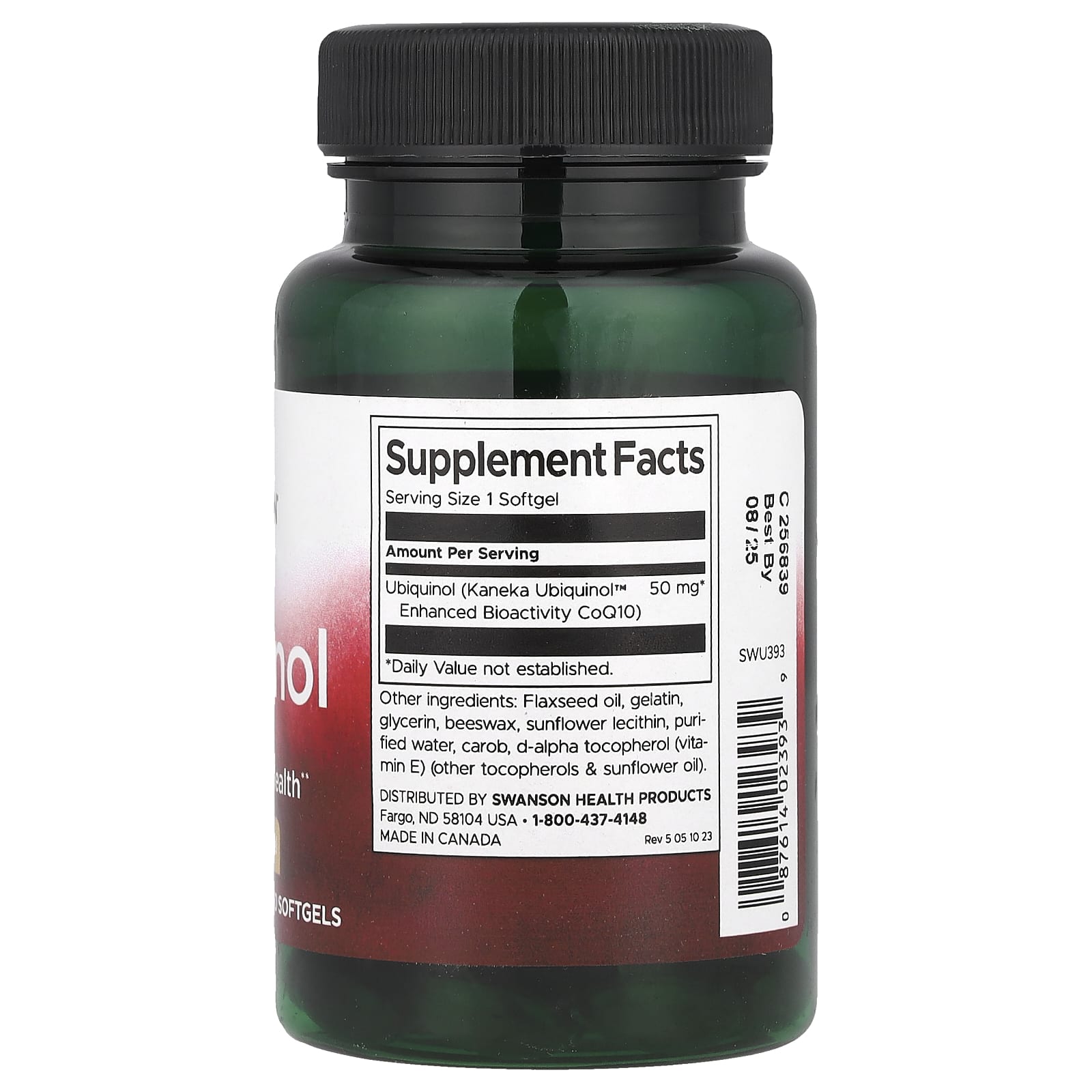 Swanson, Ubiquinol, 50 mg, 60 Softgels - Image 2