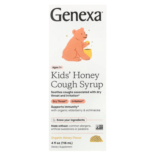 Natural Kids' Cough Syrup with Organic Honey | Non-GMO & Gluten-Free - Image 1