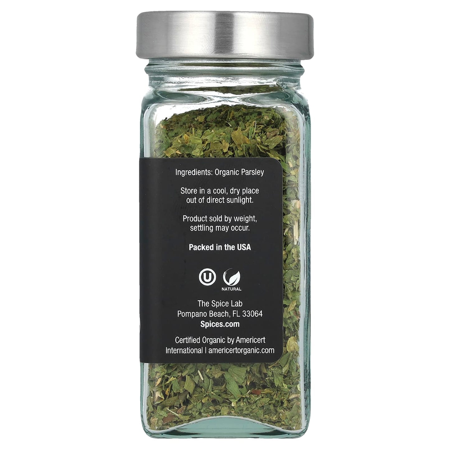 The Spice Lab, Organic Parsley Flakes, 0.5 oz (14 g) - Image 2