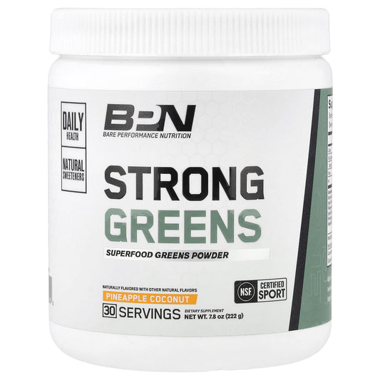 Boost Your Energy with BPN Strong Greens Superfood Powder - Image 1