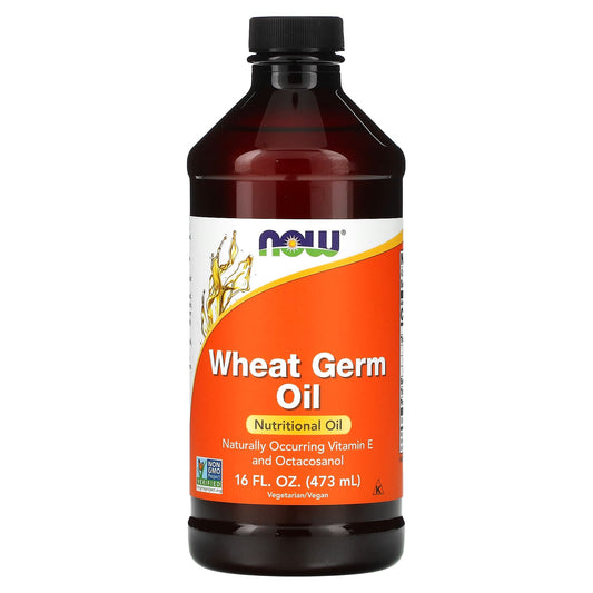 NOW Foods, Wheat Germ Oil, 16 fl oz (473 ml) - Image 1