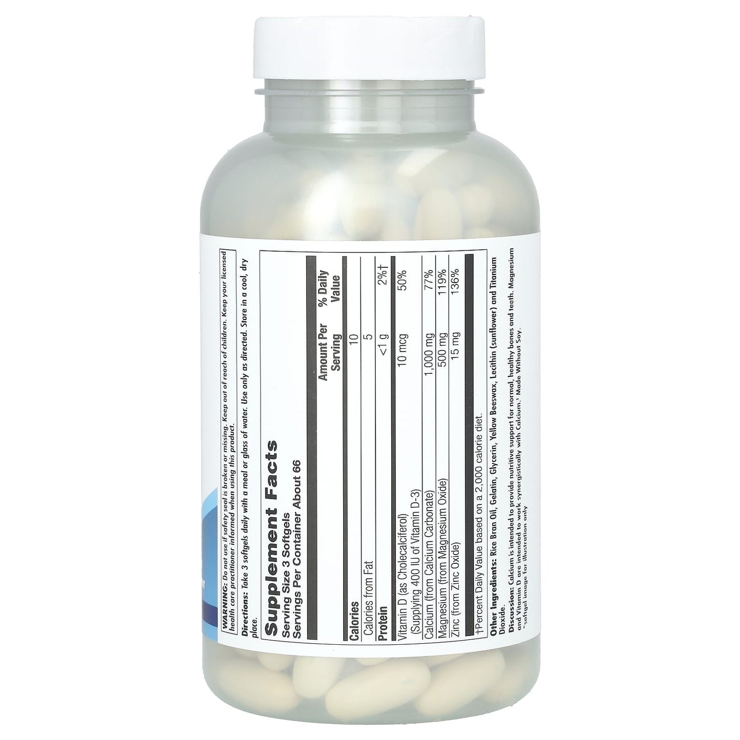 KAL Calcium+ 200 Softgels for Strong Bones - Image 2