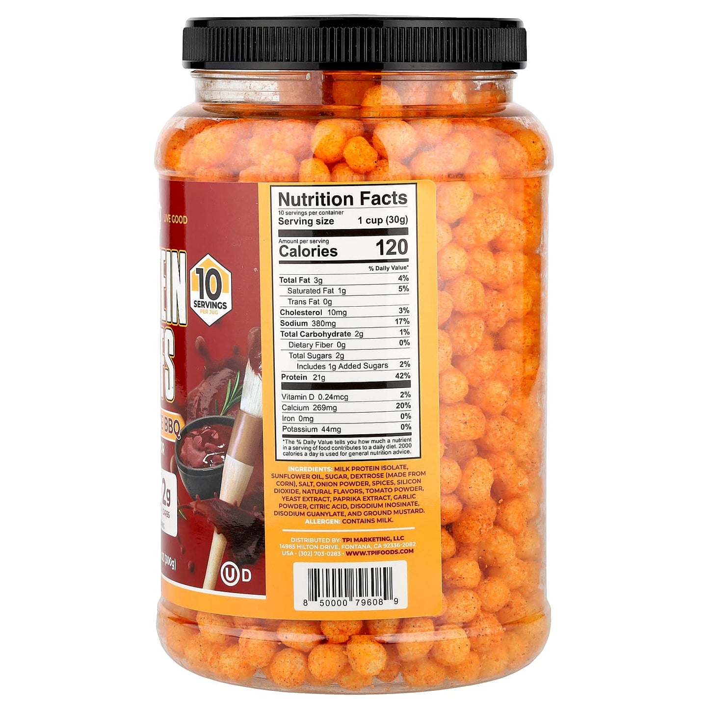 Twin Peaks, Protein Puffs, Mesquite BBQ, 10.6 oz (300 g) - Image 2