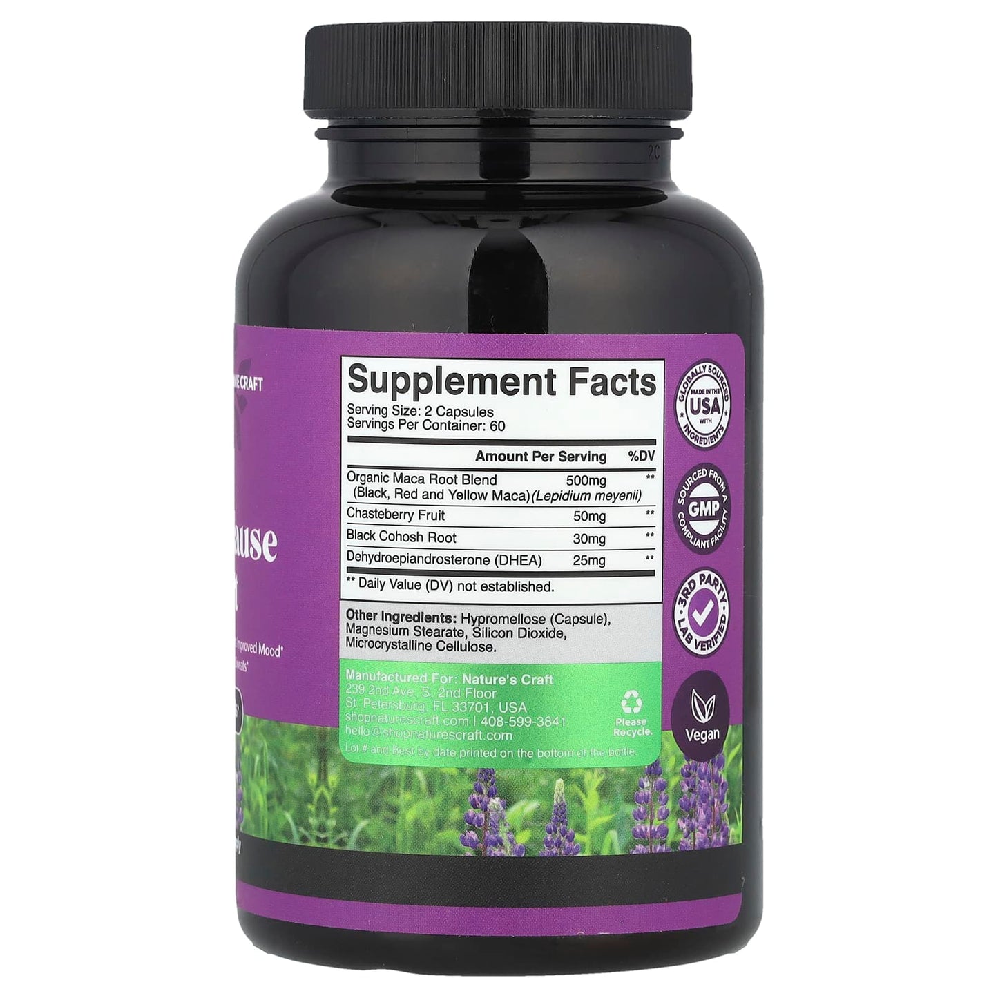 Nature's Craft, Women's Wellness, Perimenopause Support, 120 Capsules - Image 2