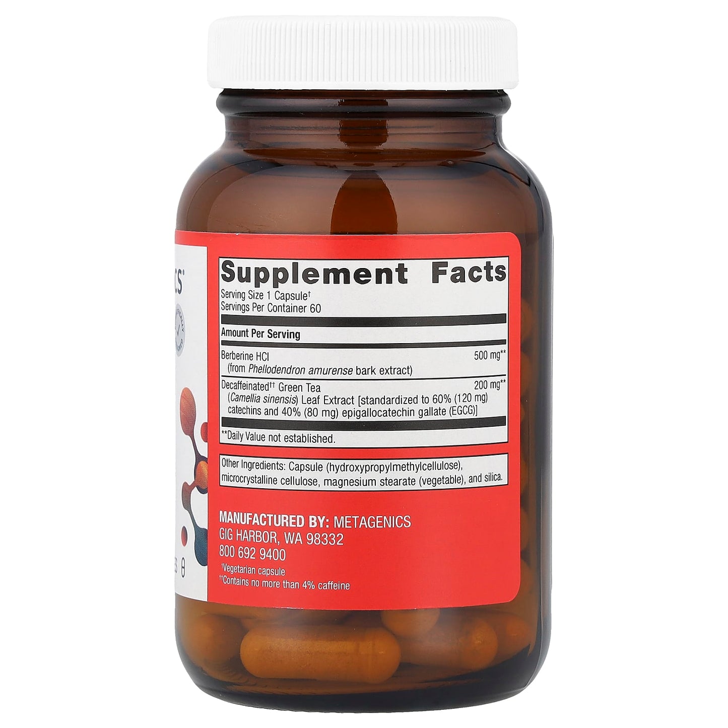 Metagenics, Berberine GT , 60 Capsules - Image 2
