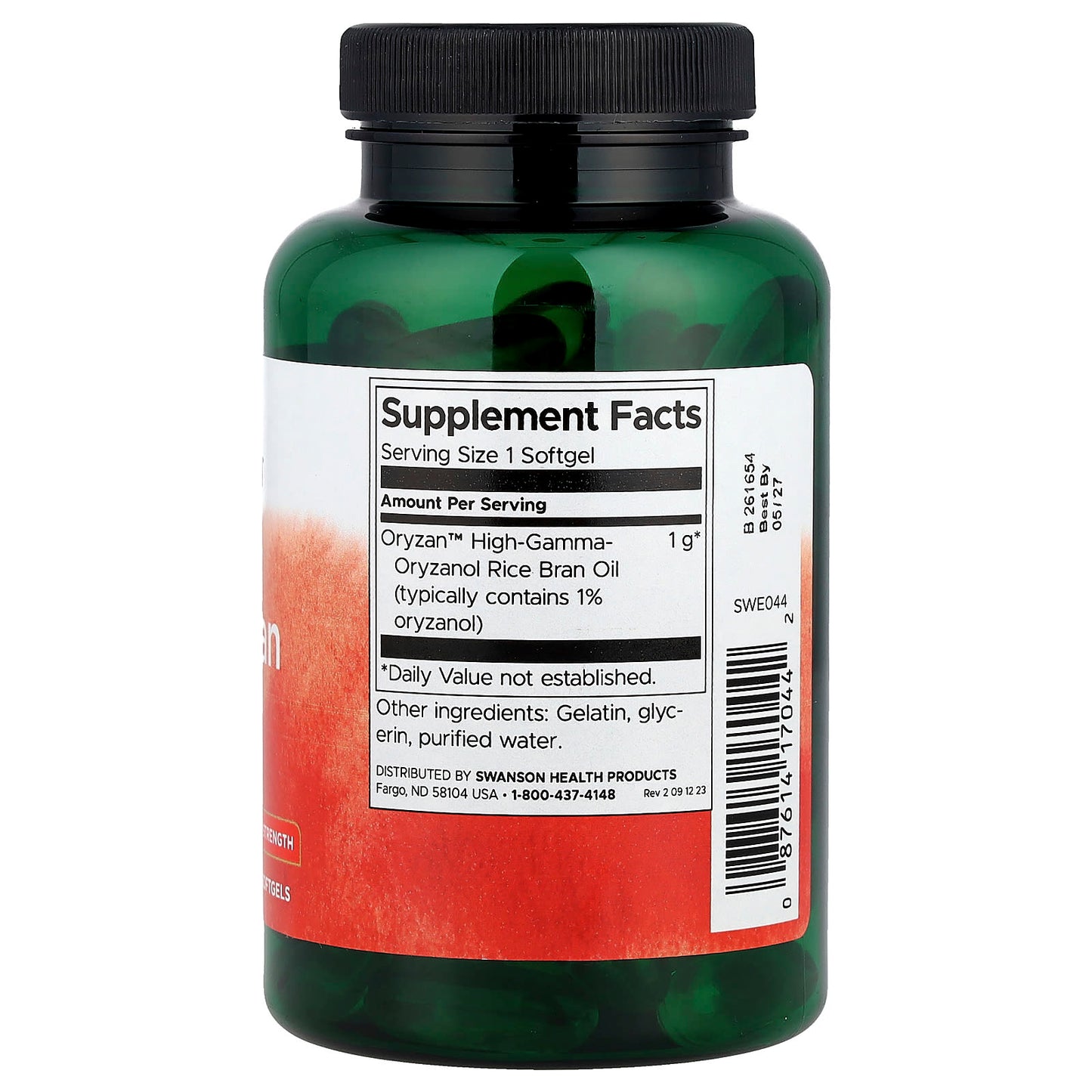 Swanson, Oryzan™ Rice Bran Oil, 1,000 mg, 90 Softgels - Image 2