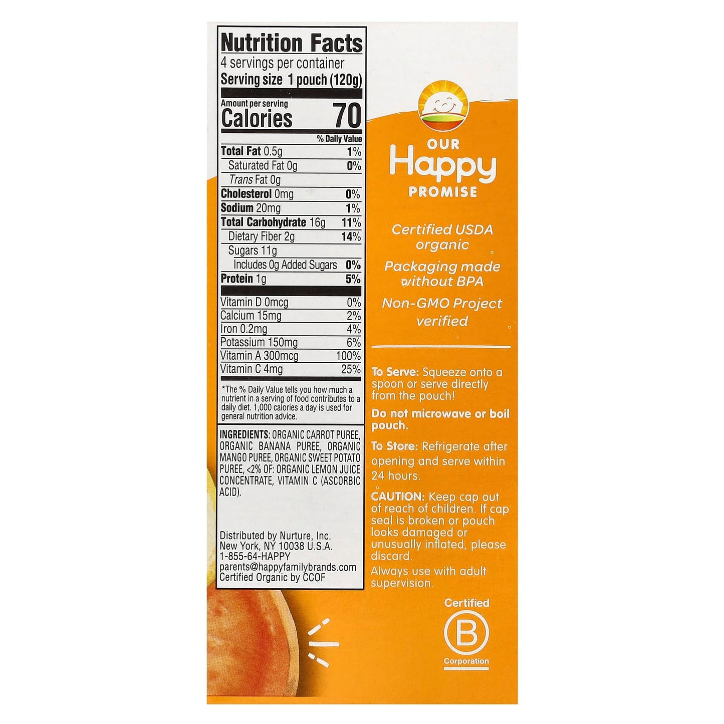 Organic Fruit & Veggie Pouches for Happy Tots - Image 2