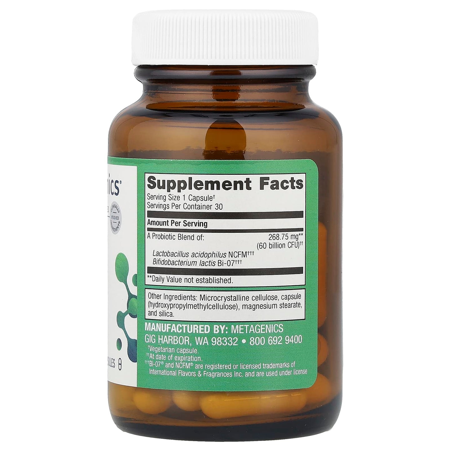 Metagenics, UltraFlora® IB Probiotic, 30 Capsules - Image 2