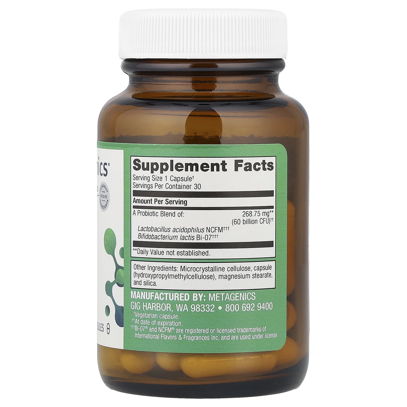 Metagenics, UltraFlora® IB Probiotic, 30 Capsules - Image 2