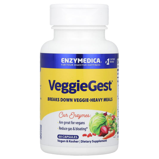 VeggieGest Enzyme Supplement for Digestive Health | Enzymedica - Image 1