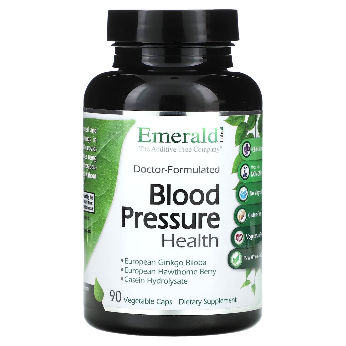 Emerald Laboratories Blood Pressure Health Formula - 90 Veg Caps - Image 1