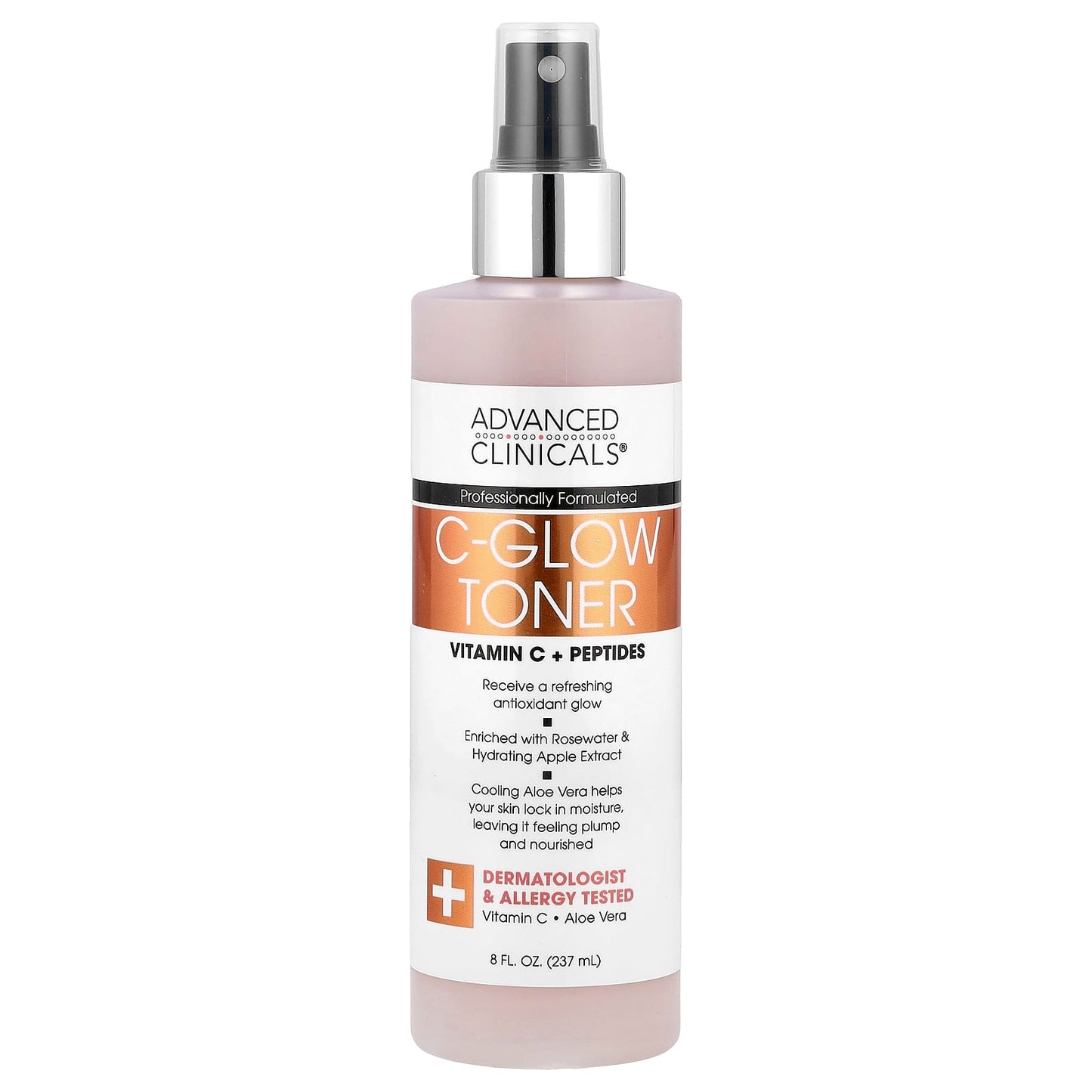 Vitamin C Toner for Glowing Skin - Advanced Clinicals, 8 fl oz - Image 1