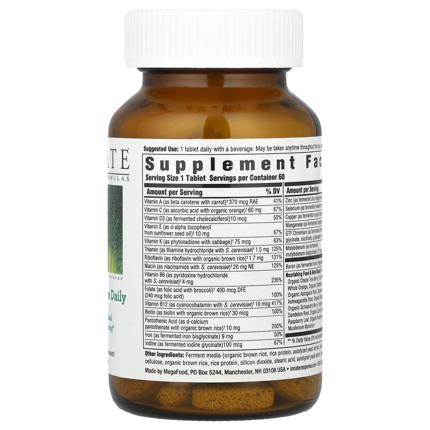 Innate Response Women's One Daily Multivitamin, 60 Tablets - Image 2
