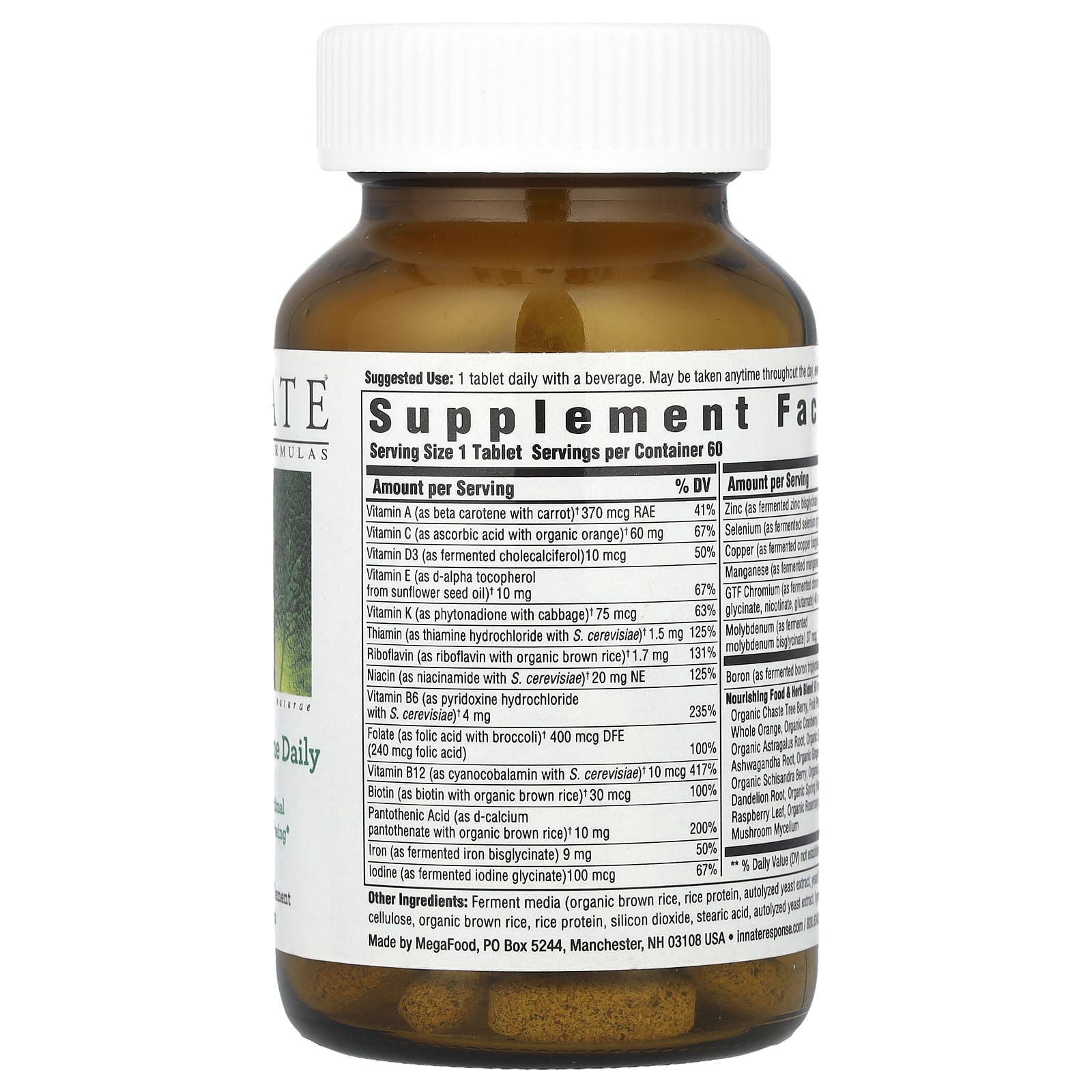 Innate Response Women's One Daily Multivitamin, 60 Tablets - Image 2
