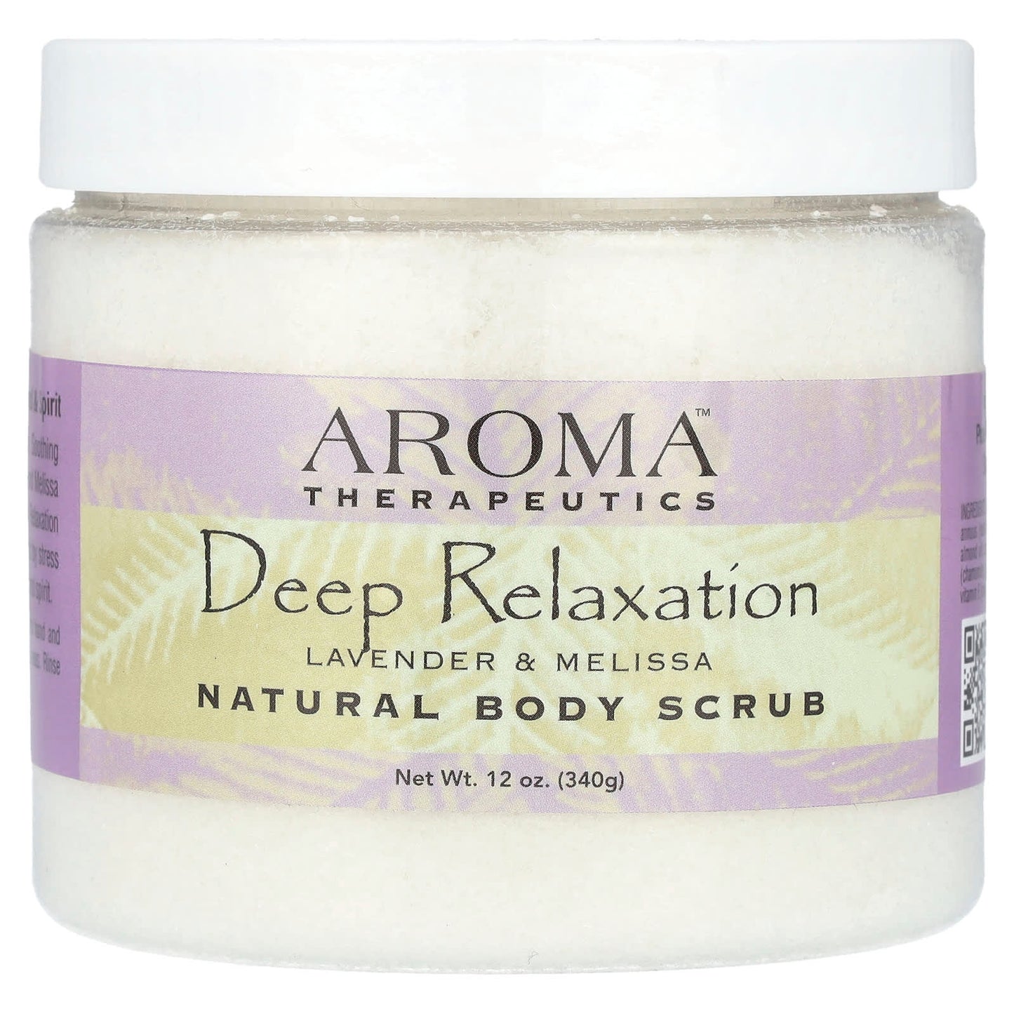 Lavender Melissa Body Scrub for Deep Relaxation | 12 oz (340g) - Image 1