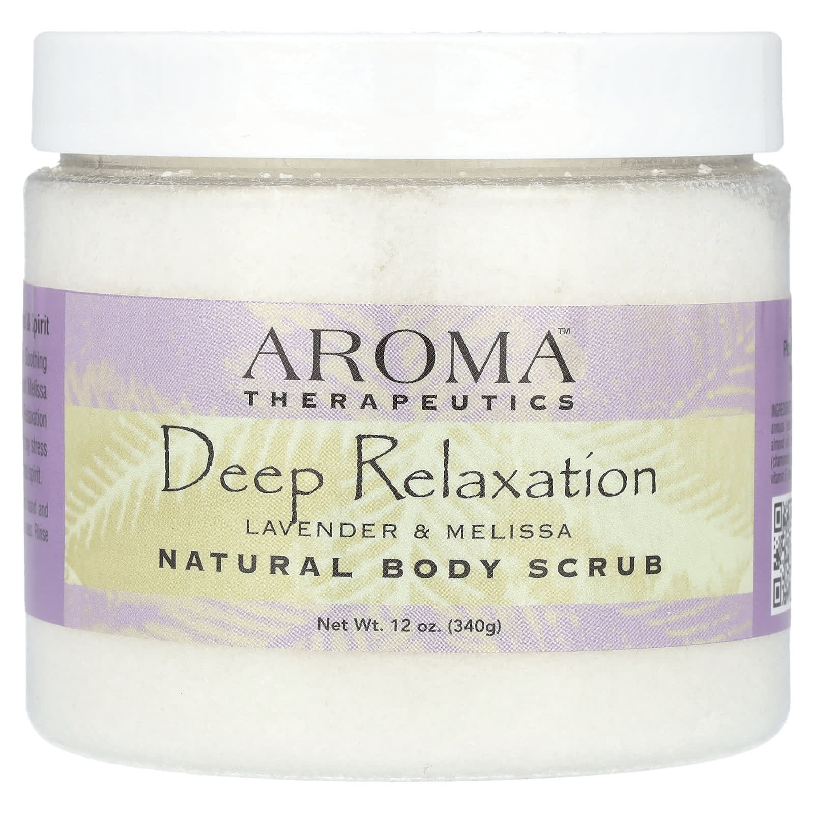 Lavender Melissa Body Scrub for Deep Relaxation | 12 oz (340g) - Image 1